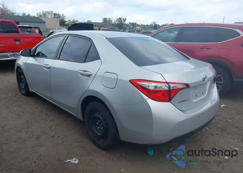 2015 Toyota Corolla Le z USA, uszkodzony, nr VIN 2T1BURHE9FC321390